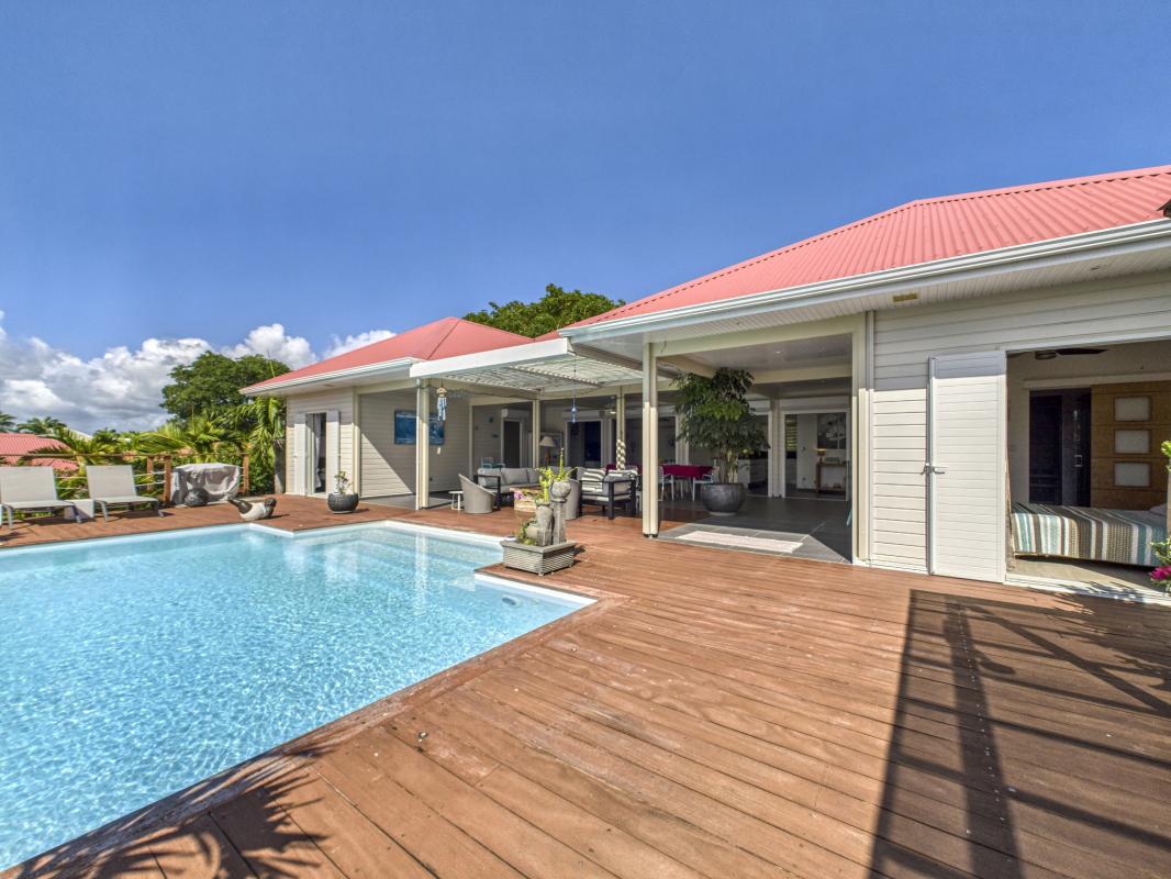 8.Location Villa piscine vue mer Saint François Guadeloupe_piscine